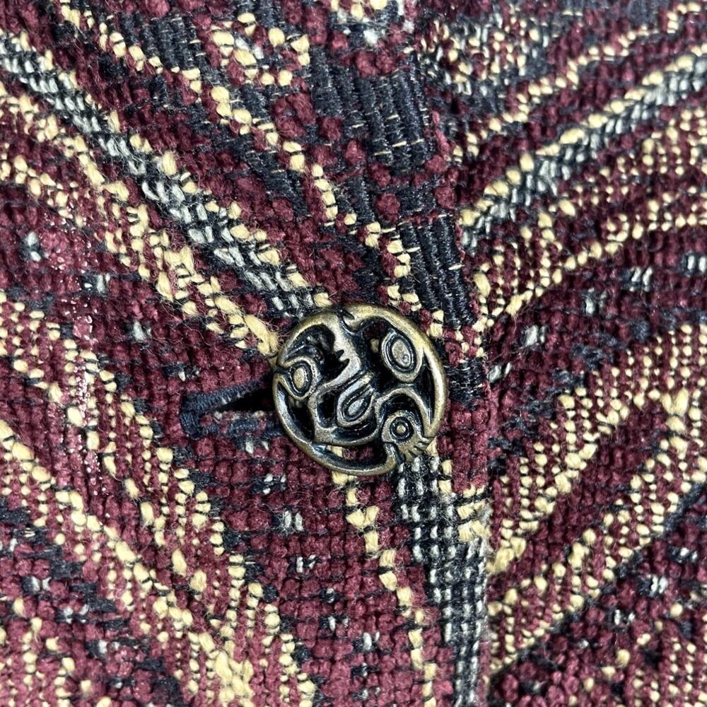 VTG Silverado New Mexico Paisley Tapestry Blazer Jacket Sz M Southwest Artsy USA - Picture 9 of 13